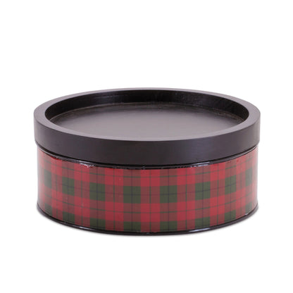 Plaid Iron Canister (Set of 2)