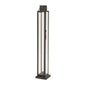 Modern Iron and Glass Taper Candle Lantern 21.5"H