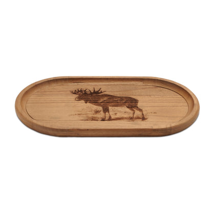 Woodland Moose Wood Trays (Set of 2)