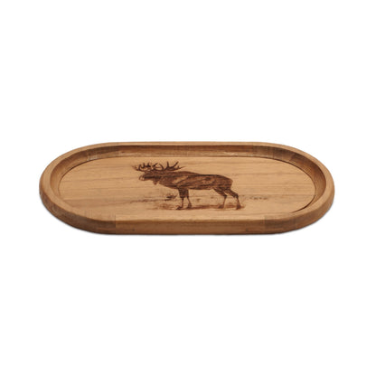 Woodland Moose Wood Trays (Set of 2)