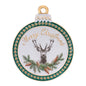 Merry Christmas Deer Ornament Wall Sign 15"H