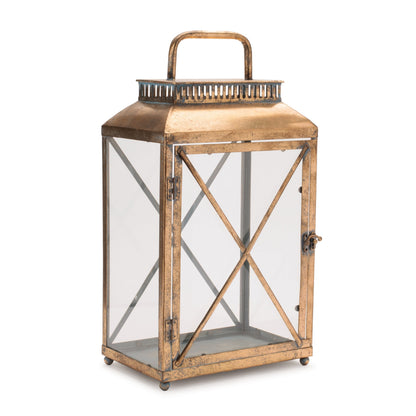 Distressed Metal Lantern (Set of 2)