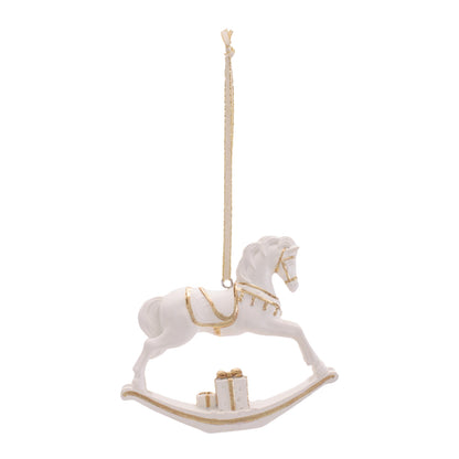 Rocking Horse Ornament Set of 12