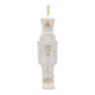 Porcelain Nutcracker Ornament with Gold Accents (Set of 12)