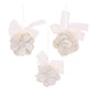 Floral Resin Ornament Set of 6