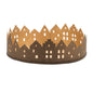 Cut Metal Village Candle Holder 9.75"D