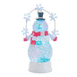 LED Snowman Snow Globe 9.5"H
