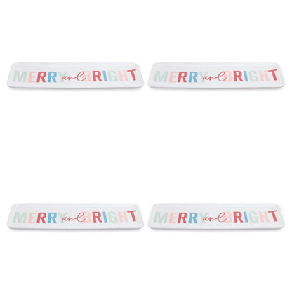 Merry and Bright Holiday Platter (Set of 4)