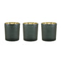 Geometric Patterned Votive Holder (Set of 3)