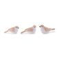 Glittered Bird Figurine (Set of 6)