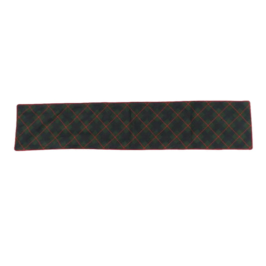 Plaid Christmas Table Runner 72"L