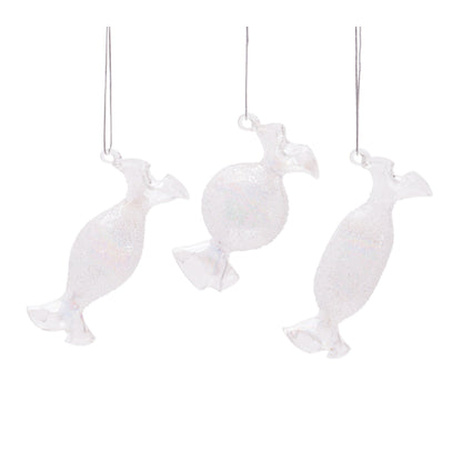 Glass Candy Ornament Set of 24