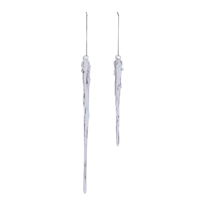 Glass Dripping Icicle Ornament (Set of 6)