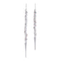 Glass Icicle Ornament Set of 6 Ð 9.75" & 11.5"