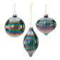 Glass Ornament Set of 12 Ð 3", 3.5", 4"