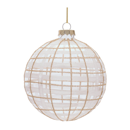 Glass Ball Ornament Set of 6 Ð 4"