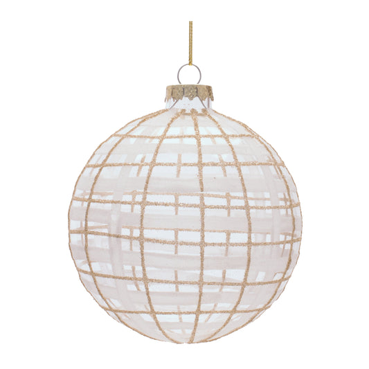 Glass Ball Ornament Set of 6 Ð 4"