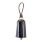 Iron and Leather Bell Set of 2 Ð 8"H