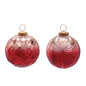 Glass Ball Ornament Set of 2 Ð 4"