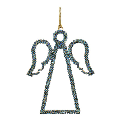 Angel Ornament Set of 4 Ð 5.25"H Iron & Acrylic