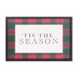 Framed Plaid Tis the Season Print 15.5"L
