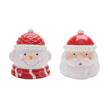 Ceramic Holiday Canister (Set of 2)