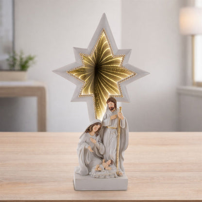Holy Family Nativity with EkkoLight Star