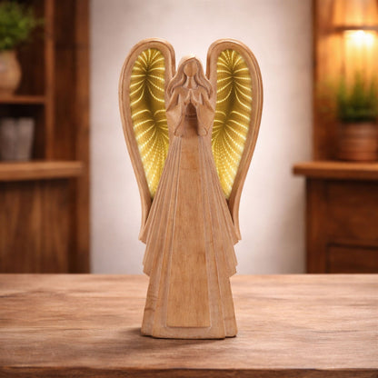Angel with EkkoLight Wings Figurine 15.5"H