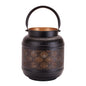Decorative Cut-Out Metal Lantern 9.25"H