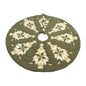 Patchwork Tree & Star Christmas Tree Skirt 48"D