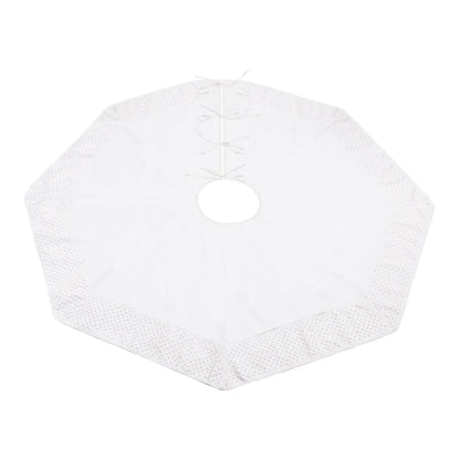 Beaded Christmas Tree Skirt 48"D