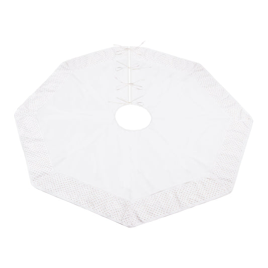 Beaded Christmas Tree Skirt 48"D