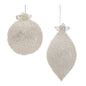 Glass Drop Ornaments (Set of 4) Ð 5" x 7" Christmas Tree Decorations