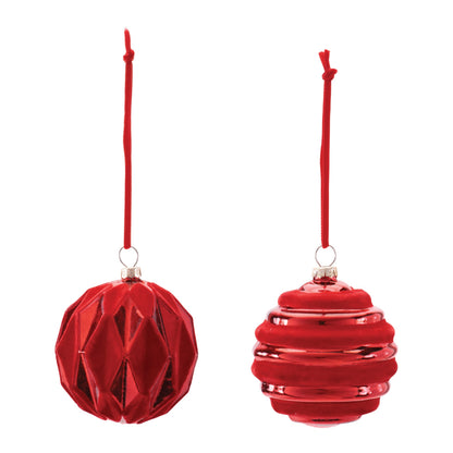 Glass Ball Ornaments (Set of 12)
