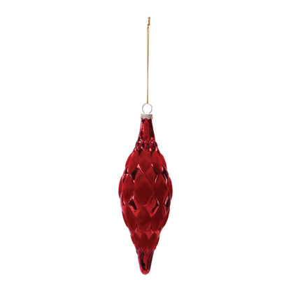 Glass Drop Ornaments (Set of 12)
