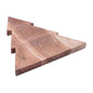 Wood Christmas Tree Divided Serving Tray 16"L