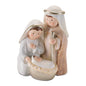 Holy Family Nativity Figurines in Neutral Tones (Set of 4)