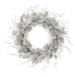 Flocked Pine Cone and Twig Wreath 24"D