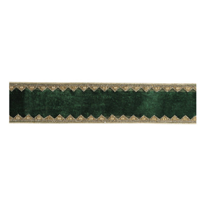 Velvet Ribbon with Embellished Trim 4" x 5 Yds.