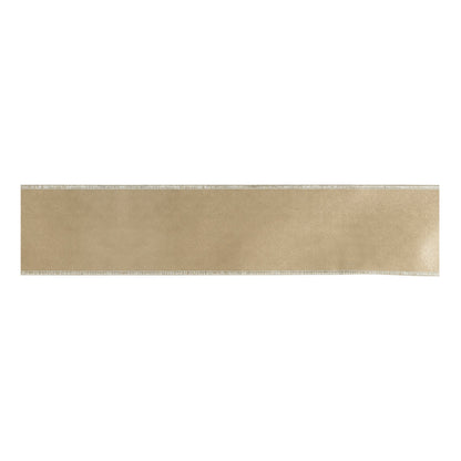 Metallic Satin Wired Ribbon 4" x 5 Yds.