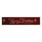 Merry Christmas Script Wired Ribbon 4" x 5 Yds.