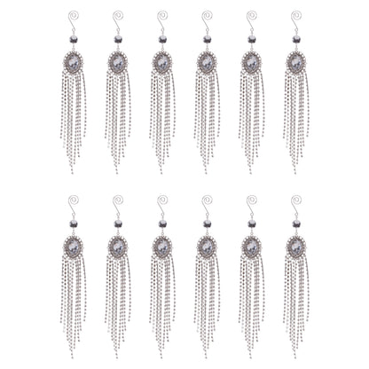 Jewel Drop Ornaments (Set of 12)