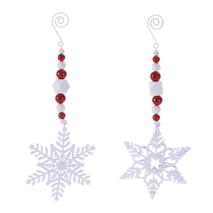 Snowflake Drop Ornaments (Set of 6)
