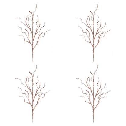 Glittered Twig Branch (Set of 4)