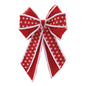 Polka Dot Bow Ornament (Set of 2)