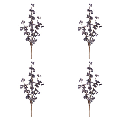 Blue Berry Branch (Set of 4)