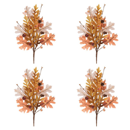 Harvest Oak Leaf Spray (Set of 4)