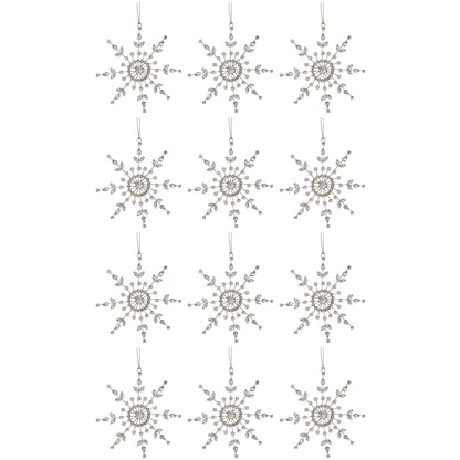 Snowflake Ornaments (Set of 12)