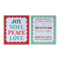 Framed Christmas Sentiment Wall Art (Set of 2)