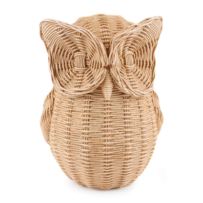 Woven Look Owl Figurines (Set of 2)